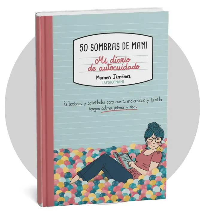 portada del libro 50 sombras de mami mi diario de autocuidado de Mamen Jiménez